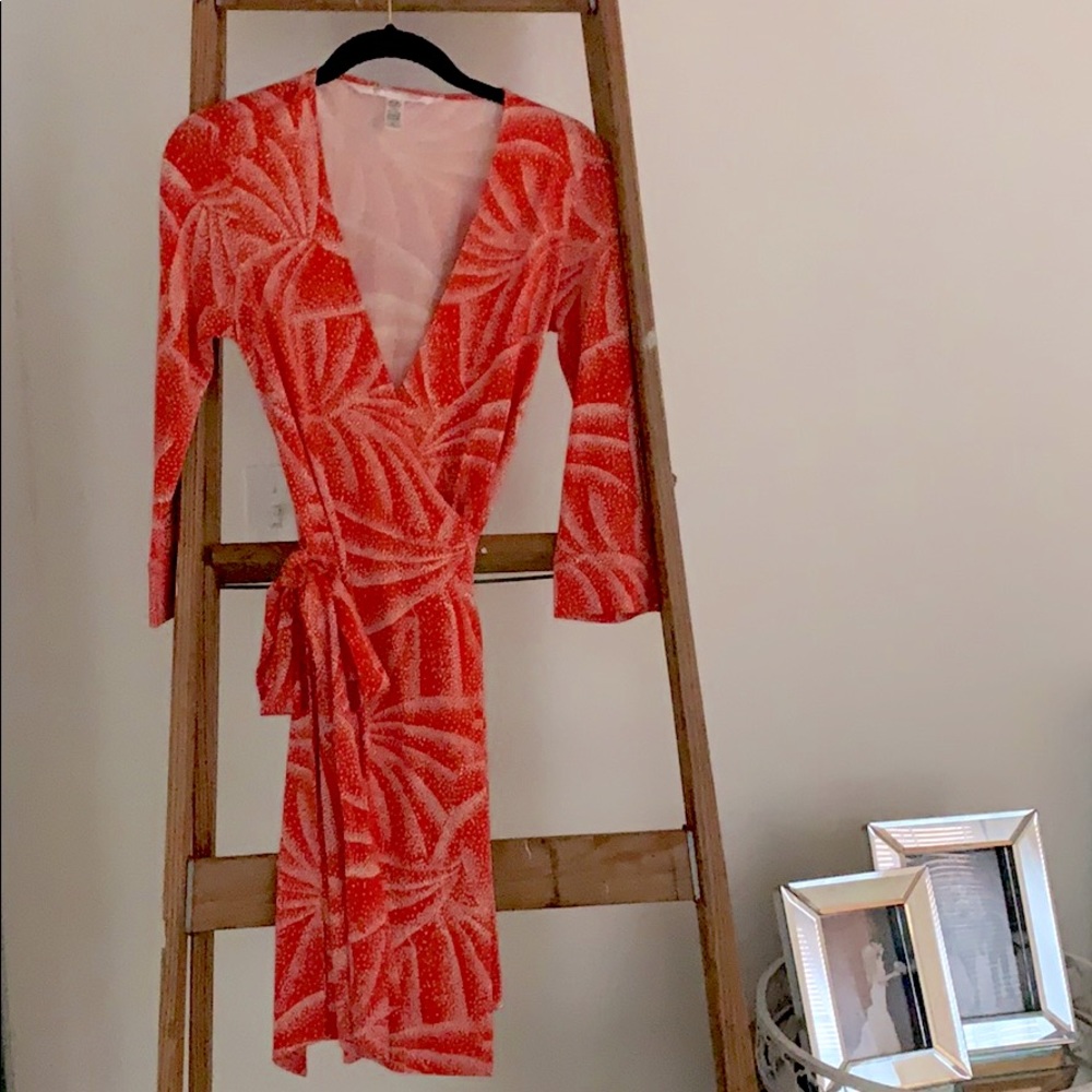 Diane Von Furstenberg vintage silk wrap dress